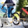 Aosom Dog Bike Trailer, Red & Black Pet Cart Wagon, Large Wheels for Off-Road Adventures with Your Pet - Image 5
