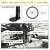 Aosom Elite 360 Swivel Bike Trailer for 2Seats, 2-Wheel  Cargo Bike Trailer With 2 Security Harnesses - Image 6