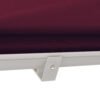 Outsunny 6' Drop Arm Manual Retractable Window Awning Sun Shade Shelter for Patio Balcony Outdoor, Aluminum, Wine Red - Image 7