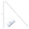 Outsunny Sun Shade Sail Kit Durable Canopy Installation Pole Enhanced Outdoor Comfort & Protection | Aosom.com - Image 2