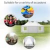 Outsunny 22x16 Large Octagon White Party Canopy Gazebo Tent - 8-Wall Elegant Outdoor Shelter | Aosom.com - Image 6