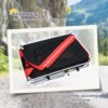 Aosom Dog Bike Trailer, Red & Black Pet Cart Wagon, Large Wheels for Off-Road Adventures with Your Pet - Image 3