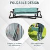 Outsunny Green Garden Kneeler and Seat Bench - Padded, Foldable Stool with Gardening Knee Pads for Comfortable Planting | Aosom.com - Image 4