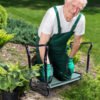Outsunny Green Garden Kneeler and Seat Bench - Padded, Foldable Stool with Gardening Knee Pads for Comfortable Planting | Aosom.com - Image 6