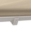 Outsunny 6' Cream Drop Arm Manual Retractable Patio Awning - UV & Sun Protection Window Sunshade with Hardware | Aosom.com - Image 7