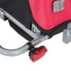 Aosom Elite 360 Swivel Double Child Red Bike Trailer, Secure Two-Wheel Bicycle Cargo Carrier with Safety Harnesses - Image 7