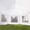 Outsunny 22x16 Large Octagon White Party Canopy Gazebo Tent - 8-Wall Elegant Outdoor Shelter | Aosom.com - Image 7