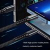 Transparent Luminous 3-in-1 Super Fast Charging Cable, USB Cable Fast Charging - Image 4