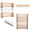 HOMCOM Elegant 72-Bottle Wooden Wine Rack, Stackable Storage, Natural Wood Finish, for Kitchen or Cellar | Aosom.com - Image 7