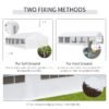 Outsunny 20x32ft Outdoor Party Tent Gazebo Canopy White Wedding Event with Removable Sidewalls | Aosom.com - Image 4
