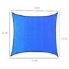 Outsunny 24ft Square Sun Sail Shade Canopy for Patio, UV Protection, Weather-Resistant in Blue | Aosom.com - Image 2