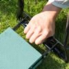 Outsunny Green Garden Kneeler and Seat Bench - Padded, Foldable Stool with Gardening Knee Pads for Comfortable Planting | Aosom.com - Image 7